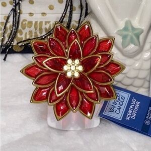 YANKEE CANDLE POINSETTIA SCENTPLUG DIFFUSER